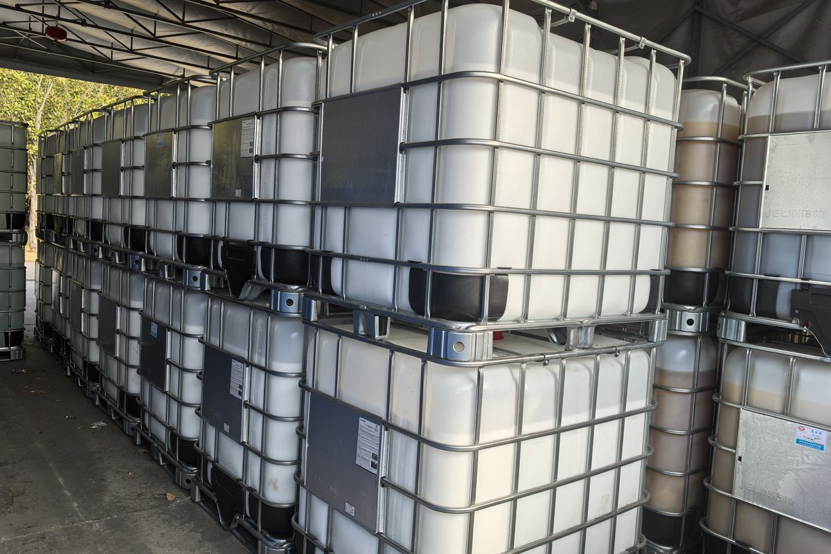 Packaged chemical products prepared for export